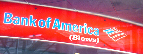 bank of america blows