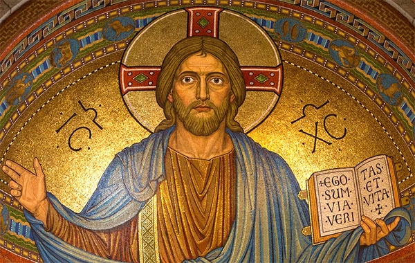 Christ mural