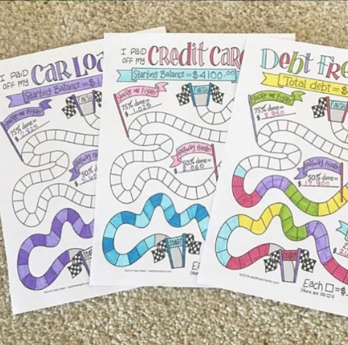 Debt Free Charts Free Printables