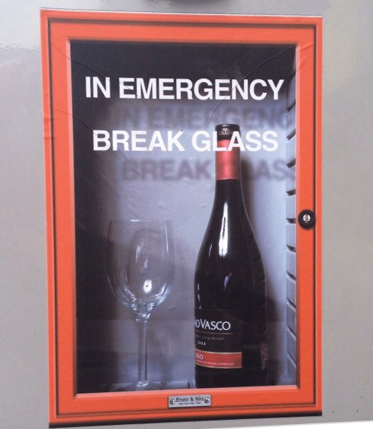 emergency wine