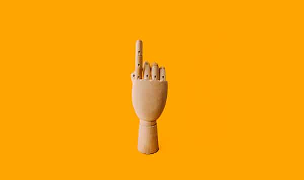 finger pointing tip