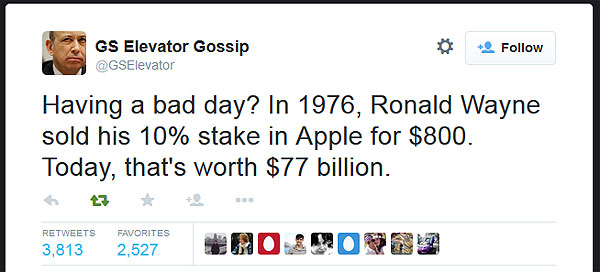 funny apple stock tweet
