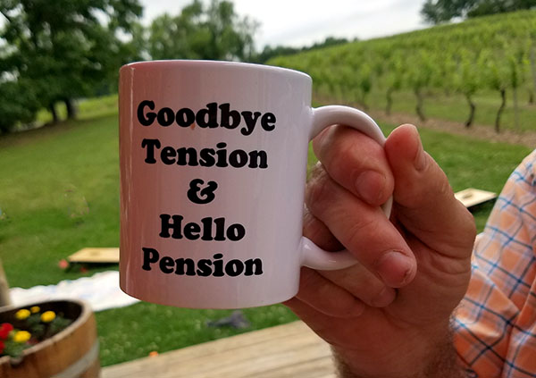 goodbye tension hello pension