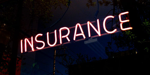 Insurance Sign - Neon