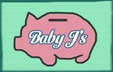 Baby J's piggy bank.