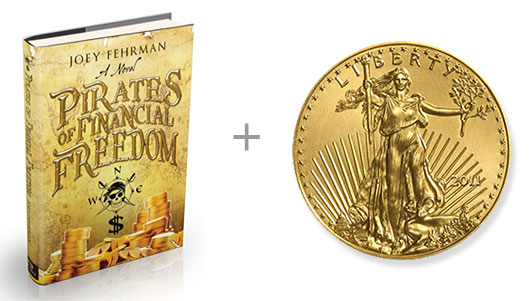 pirate book gold coin