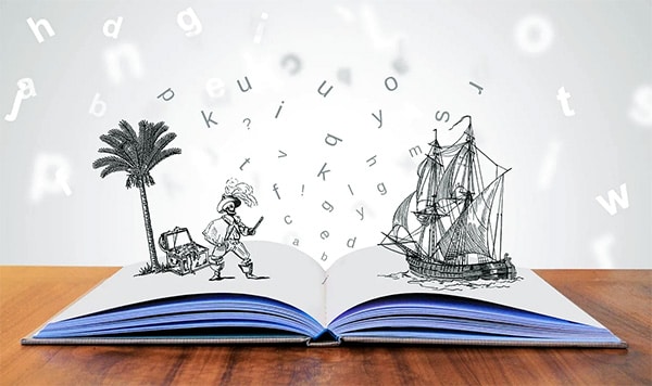 storytelling pirate book