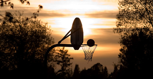 sunset basketball