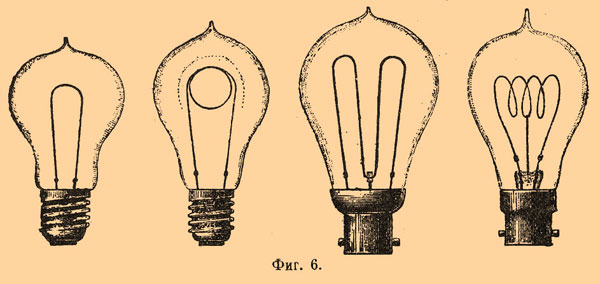 vintage light bulb sketches